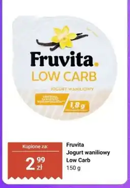 Biedronka Jogurt waniliowy Low Carb Fruvita oferta