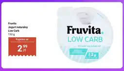 Biedronka Jogurt naturalny Low Carb Fruvita oferta