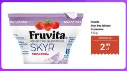Biedronka Skyr bez laktozy truskawka Fruvita oferta