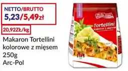 Sużyw Makaron Tortellini kolorowe z mięsem Arc-Pol oferta