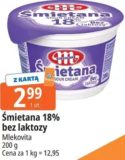 E.Leclerc Śmietana 18% bez laktozy Mlekovita oferta