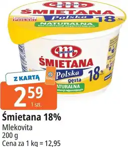 E.Leclerc Śmietana 18% Mlekovita Polska gęsta oferta