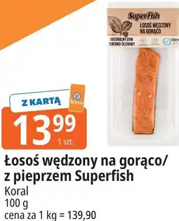 E.Leclerc Łosoś wędzony na gorąco/ z pieprzem Superfish oferta
