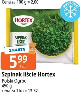 E.Leclerc Szpinak liście Hortex oferta