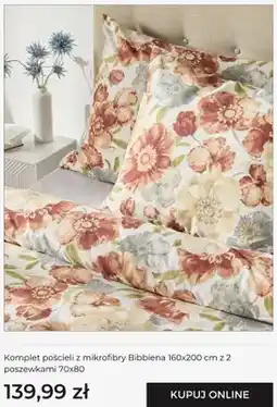 Home&You Komplet pościeli z mikrofibry Bibbiena 160x200 cm z 2 poszewkami 70x80 Home & You oferta
