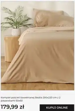 Home&You Komplet pościeli bawełnianej Bedila 200x220 cm z 2 poszewkami 50x60 Home & You oferta