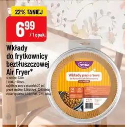 Polomarket Wkłady do frytkownicy beztłuszczowej 23 cm Gosia oferta