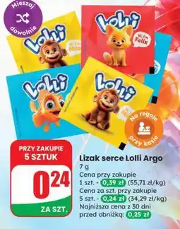 Dino Lizak serce Lolli Argo oferta