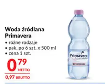 Woda źródlana Primavera