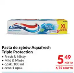Makro Pasta do zębów Aquafresh Triple Protection oferta
