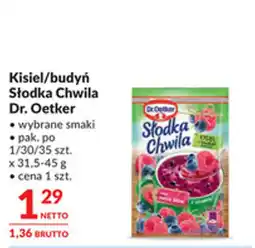 Makro Kisiel/budyń Słodka Chwila Dr. Oetker oferta