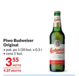 Makro Piwo Budweiser Original oferta