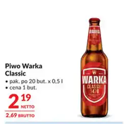 Makro Piwo Warka Classic oferta