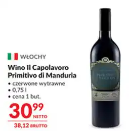 Makro Wino Il Capolavoro Primitivo di Manduria oferta