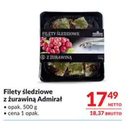Makro Filety śledziowe z żurawiną Admirał oferta