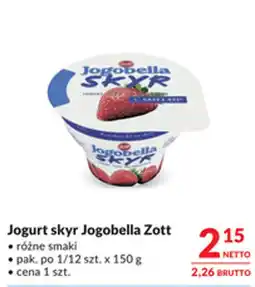 Makro Jogurt skyr Jogobella Zott oferta