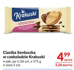 Makro Ciastka Serduszka w czekoladzie Krakuski oferta