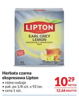 Makro Herbata czarna ekspresowa Lipton oferta