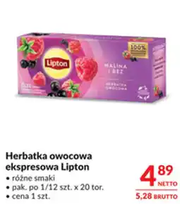 Makro Herbatka owocowa ekspressowa Lipton oferta