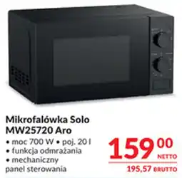 Makro Mikrofalówka Solo MW25720 Aro oferta