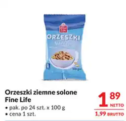 Makro Orzeszki ziemne solone Fine Life oferta