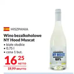 Makro Wino bezalkoholowe NY Hood Muscat oferta
