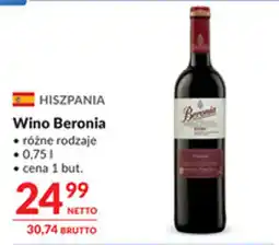 Makro Wino Beronia oferta
