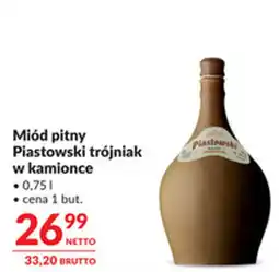 Makro Miód pitny Piastowski trójniak w kamionce oferta