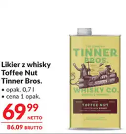 Makro Likier z whisky Toffee Nut Tinner Bros. oferta