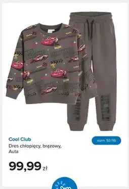 Smyk Dres chłopięcy brązowy Auta Cool Club oferta