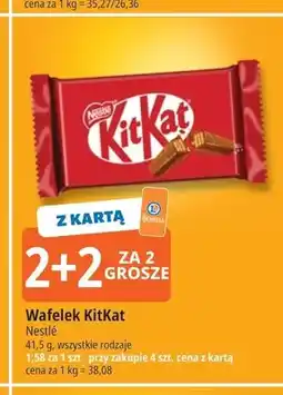 E.Leclerc Wafelek KitKat oferta