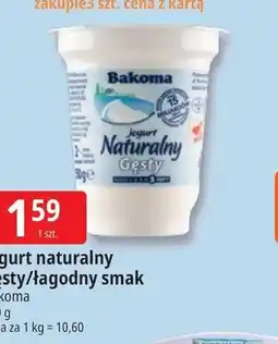 E.Leclerc Jogurt naturalny gęsty Bakoma oferta