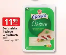 E.Leclerc Ser z mleka koziego w plastrach Les Croisés oferta