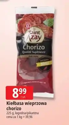 E.Leclerc Kiełbasa wieprzowa chorizo łagodna Saint Azay oferta