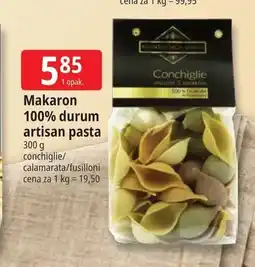 E.Leclerc Makaron 100% durum artisan pasta conchiglie Kwintesencja Smaku oferta