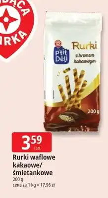 E.Leclerc Rurki waflowe kakaowe P'tit Déli oferta