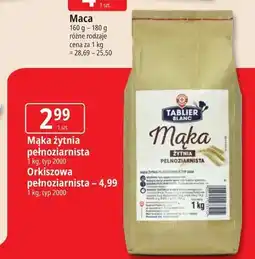 E.Leclerc Mąka orkiszowa pełnoziarnista Tablier Blanc oferta