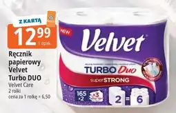 E.Leclerc Ręcznik papierowy Velvet Turbo Duo 2-pak oferta