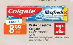 E.Leclerc Pasta do zębów Colgate Max Fresh Cooling Crystals oferta