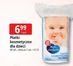 E.Leclerc Płatki kosmetyczne dla dzieci Mots d'enfants oferta