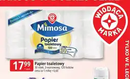 E.Leclerc Papier toaletowy 3-warstwowy 120 listków Mimosa 30-pak oferta