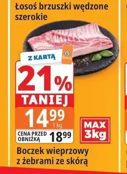 E.Leclerc Boczek wieprzowy z żebrami ze skórą oferta