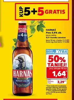 Kaufland Piwo 5,8% Harnaś oferta