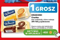 Kaufland Ciastka bez czekolady maślane Krakuski oferta