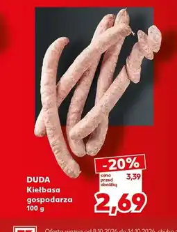Kaufland Kiełbasa gospodarza Duda oferta