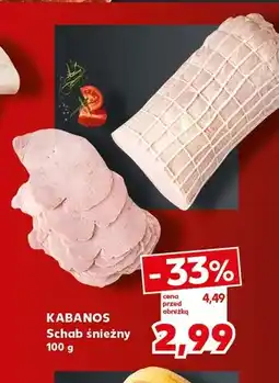 Kaufland Schab śnieżny Kabanos oferta