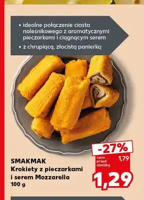 Kaufland Krokiety z pieczarkami i serem mozzarella Smakmak oferta