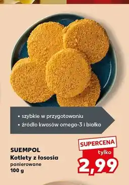 Kaufland Kotlety z łososia panierowane Suempol oferta