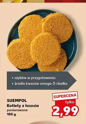 Kaufland Kotlety z łososia panierowane Suempol oferta