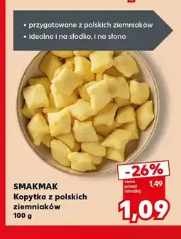 Kaufland Kopytka z polskich ziemniaków Smakmak oferta